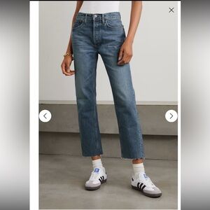 RE/ DONE - 70s High Rise Stove Pipe straight-leg jeans - size 26